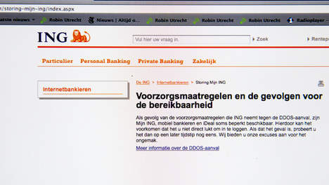 Massa-aanval op Nederlandse banken