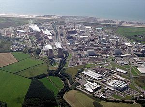 Opwerkingsfabriek Sellafield aan de Ierse Zee