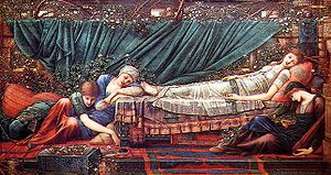 Doornroosje van Edward Burne-Jones